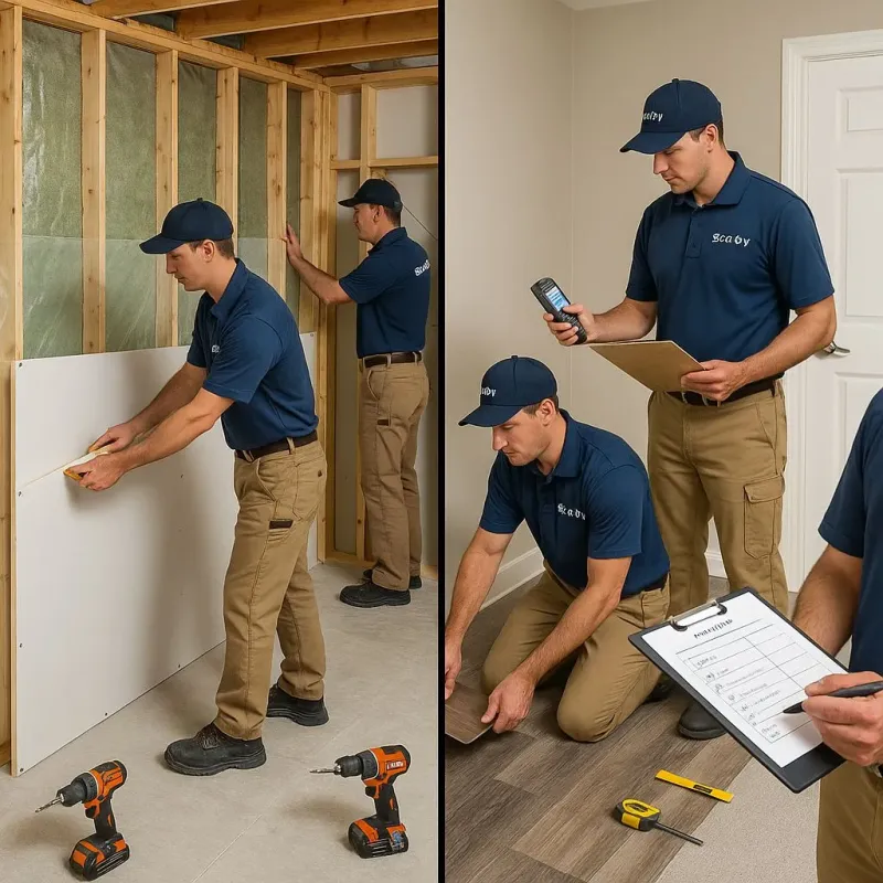 Repairs and Reconstruction process in Strawberry Point, IA